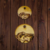 Rocky Mountain Dog Personalized Wooden Dog ID Tag