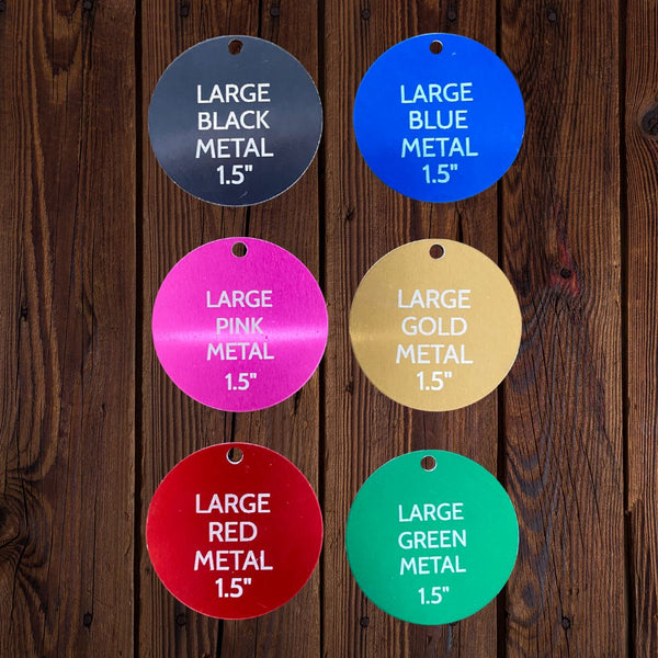 Rocky Mountain Dog Personalized Aluminum Dog ID Tag 1.5"