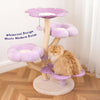 Happy & Polly Purple Woven Flower Cat Tree