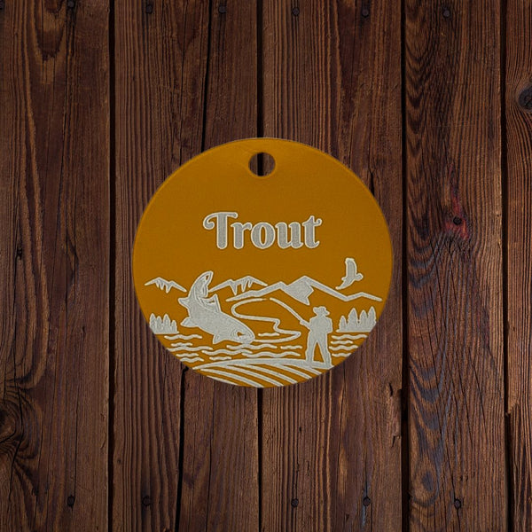 Rocky Mountain Dog Personalized Aluminum Dog ID Tag 1.5"