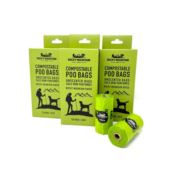 Rocky Mountain Dog Compostable Dog Poop Bags (3 pack)