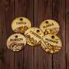 Rocky Mountain Dog Personalized Wooden Dog ID Tag