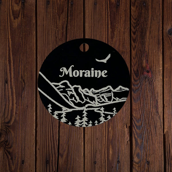 Rocky Mountain Dog Personalized Aluminum Dog ID Tag 1"