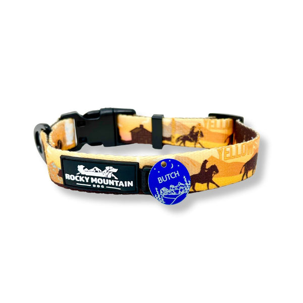 Rocky Mountain Dog Personalized Aluminum Dog ID Tag 1"