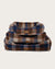 ALTERNATE VIEW OF MOUNTAIN PLAID PET BED - KUDDLER IN BLUE/TAN image number 6