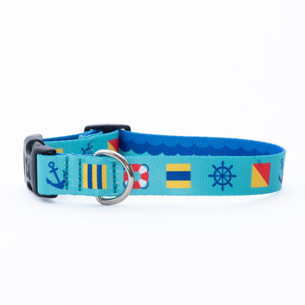 Up Country Ahoy Printed Dog Collar