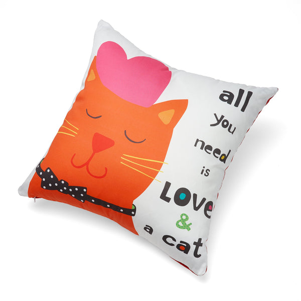 Up Country Pillow: All You Need Is Love and a Cat