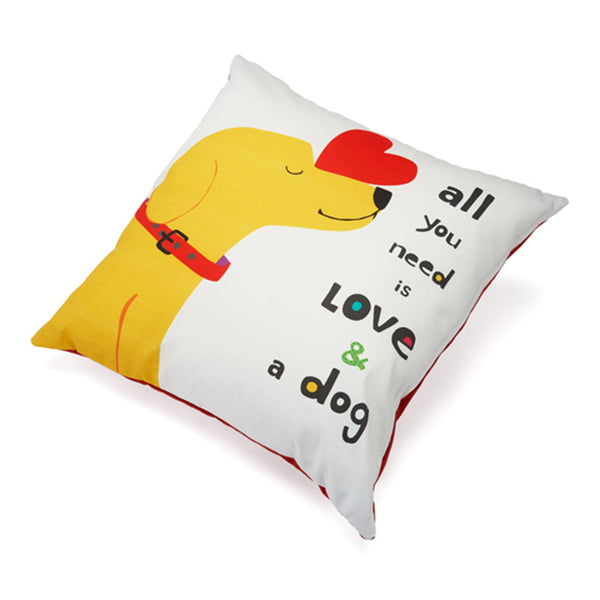 Up Country Pillow: All You Need Is Love and a Dog