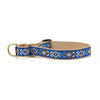Up Country Aztec Blue Martingale Dog Collar