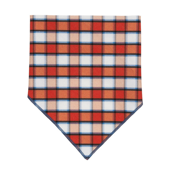 Up Country Terracotta Plaid Bandana