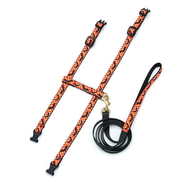 Up Country Batty Cat Harness Set