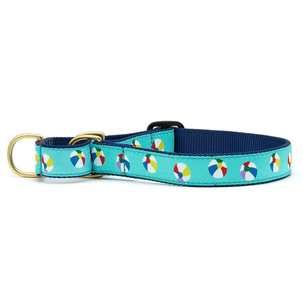 Up Country Beach Balls Martingale Dog Collar