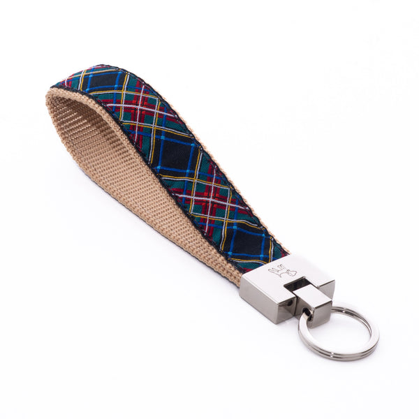 Up Country Black Tartan Key Ring