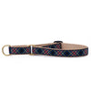Up Country Black Tartan Martingale Dog Collar