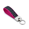 Up Country Black and White Dot Key Ring