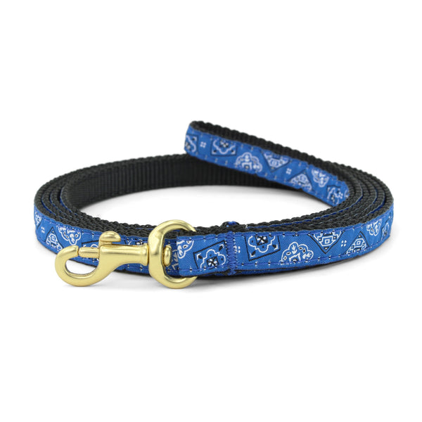 Up Country Blue Bandana Small Breed Dog Lead
