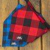 Rocky Mountain Dog Flannel Dog Bandana