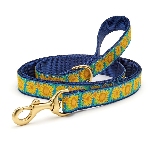 Up Country Bright Sunflower Dog Lead