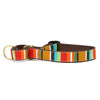 Up Country Brown Stripe Martingale Dog Collar