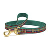 Up Country Christmas Sparkle Plaid Small Breed Dog Lead