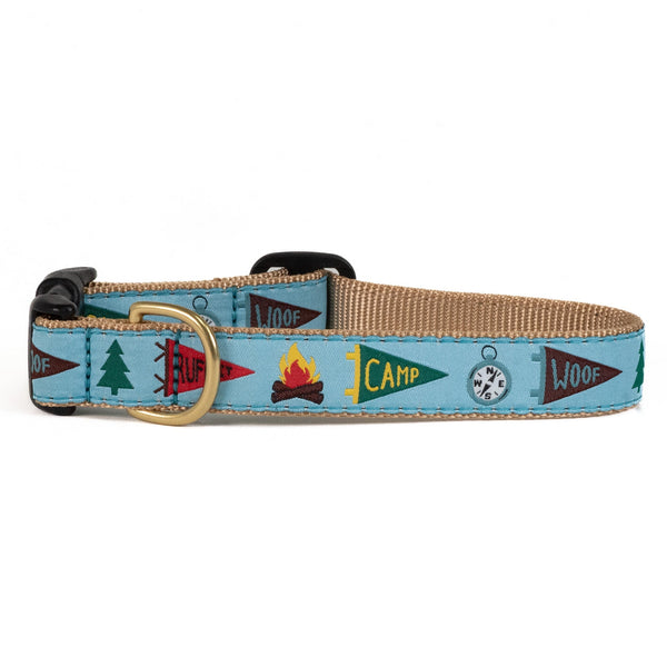 Up Country Camp Woof Dog Collar