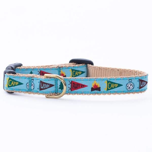Up Country Camp Woof Small Breed Dog Collar