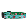 Up Country Christmas Cocoa Printed Dog Collar