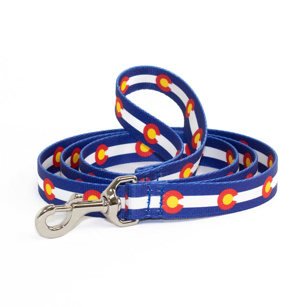 Up Country Colorado Flag Printed Dog Lead