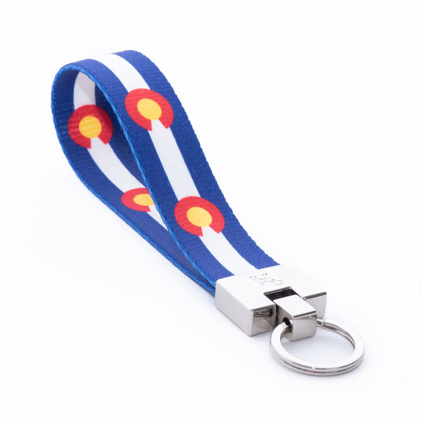 Up Country Colorado Flag Key Ring