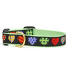 Up Country Colorful Hearts Dog Collar