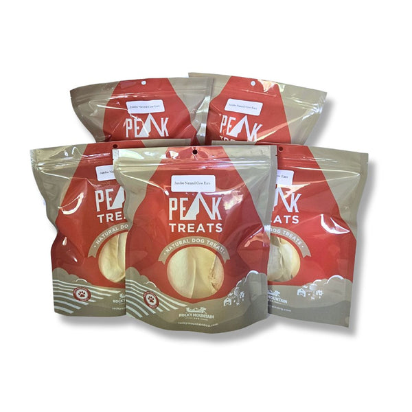Rocky Mountain Dog Peak Trets - Jumbo Natural Cow Ears (3 pack)