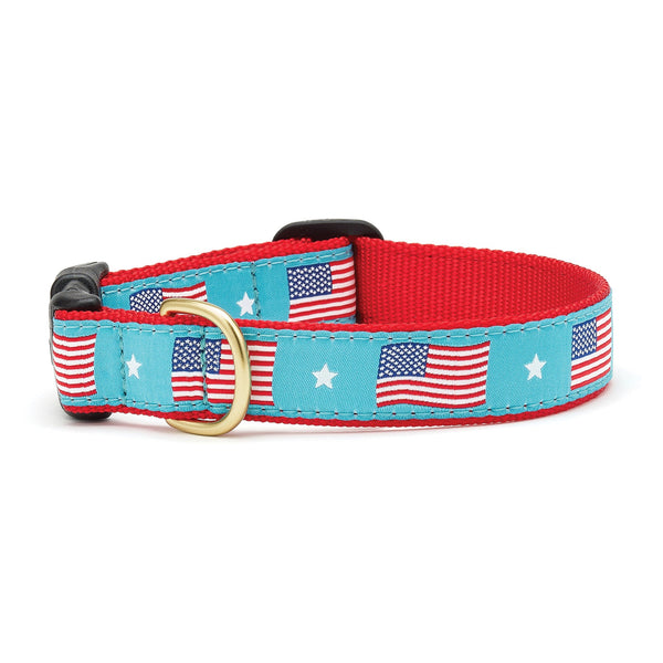 Up Country Flag Day Dog Collar
