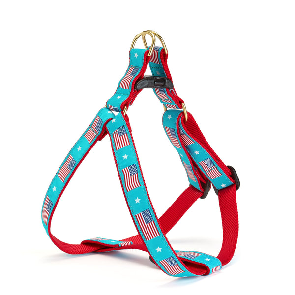 Up Country Flag Day Dog Harness