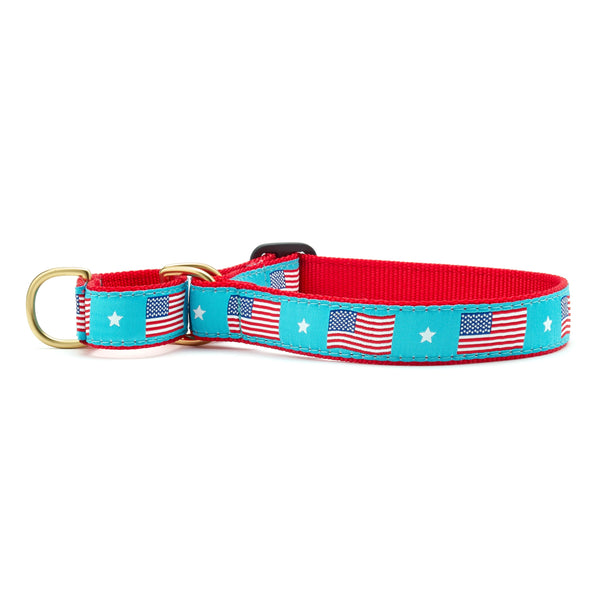Up Country Flag Day Martingale Dog Collar