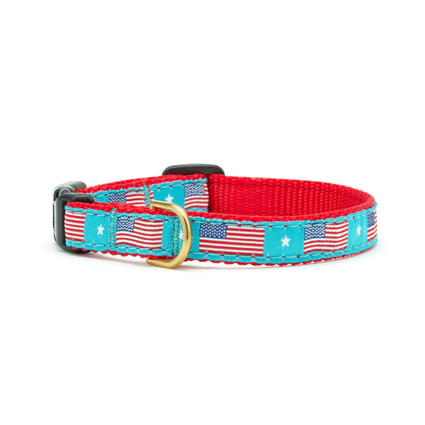 Up Country Flag Day Small Breed Dog Collar