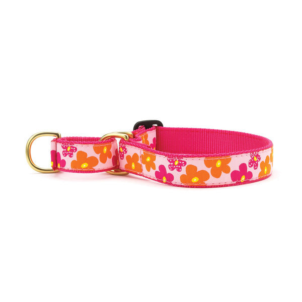 Up Country Flower Power Martingale Dog Collar