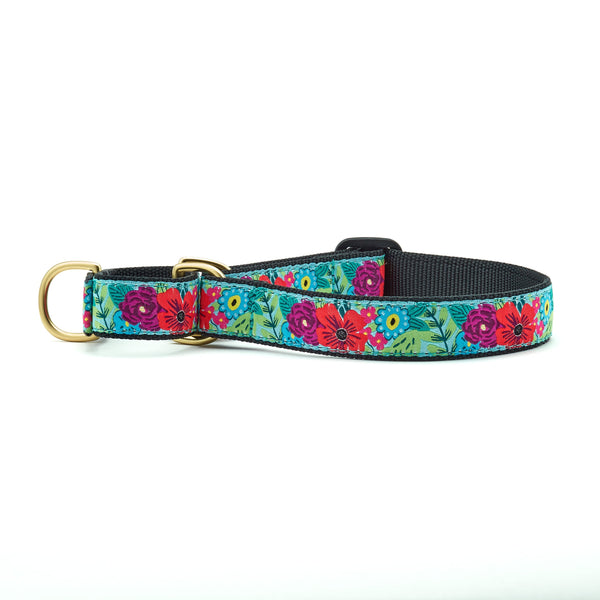 Up Country Flower Story Martingale Dog Collar