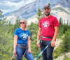 Rocky Mountain Dog Men's Dog Walking T-Shirt