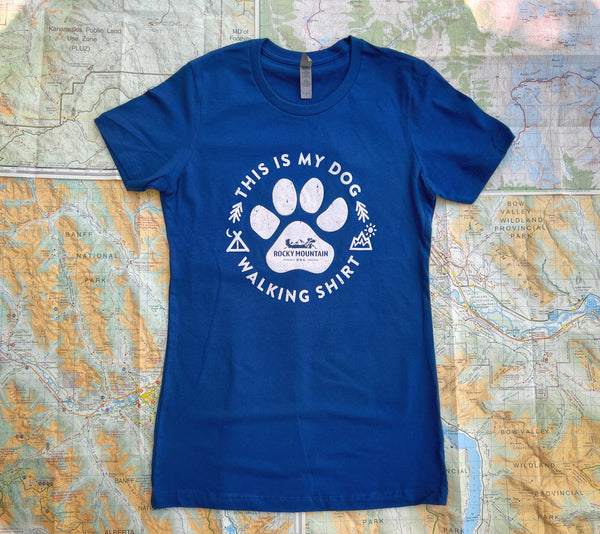 Rocky Mountain Dog Women's Dog Walking T-Shirt