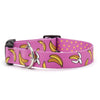 Up Country Go Bananas Printed Dog Collar