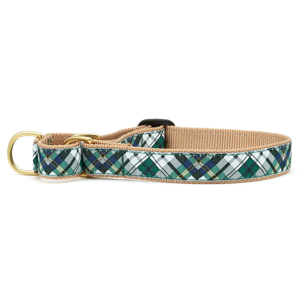 Up Country Gordon Plaid Martingale Dog Collar