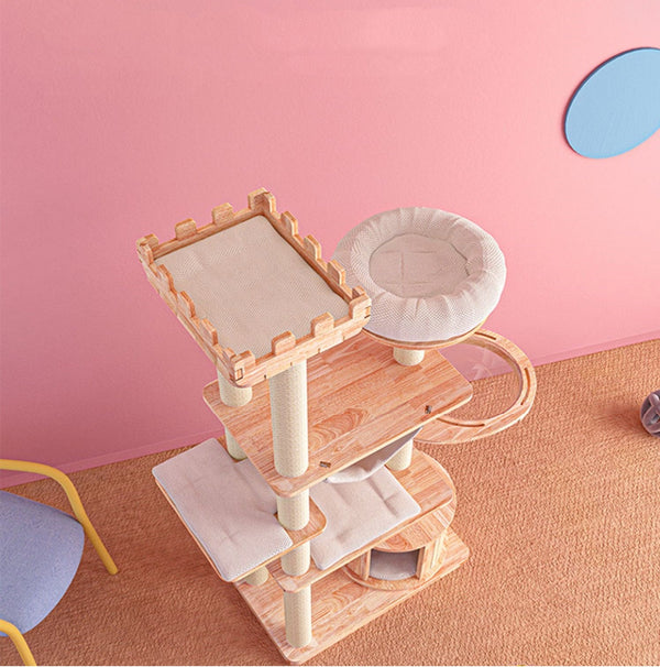 Happy & Polly Oyal Crown Cat Tree