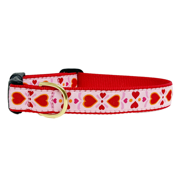 Up Country Heart to Heart Dog Collar