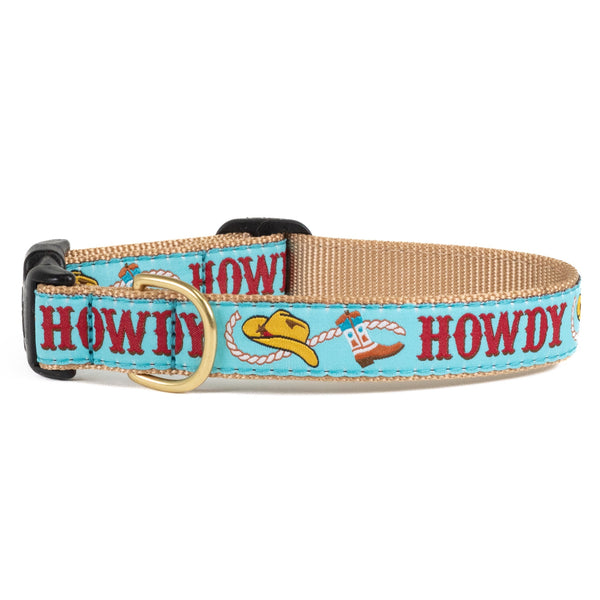 Up Country Howdy Dog Collar