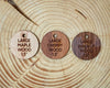 Rocky Mountain Dog Personalized Wooden Shape Dog ID Tags