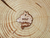 Rocky Mountain Dog Personalized Wooden Shape Dog ID Tags