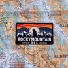 Rocky Mountain Dog Wolf Moon Sticker