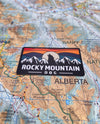 Rocky Mountain Dog Wolf Moon Sticker