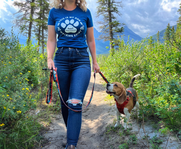 Rocky Mountain Dog Women's Dog Walking T-Shirt