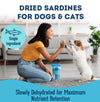 The Granville Island Pet Treatery With Love and Fishes - Premium Dehydrated Sardines Treat For Dogs & Cats (90g bag)